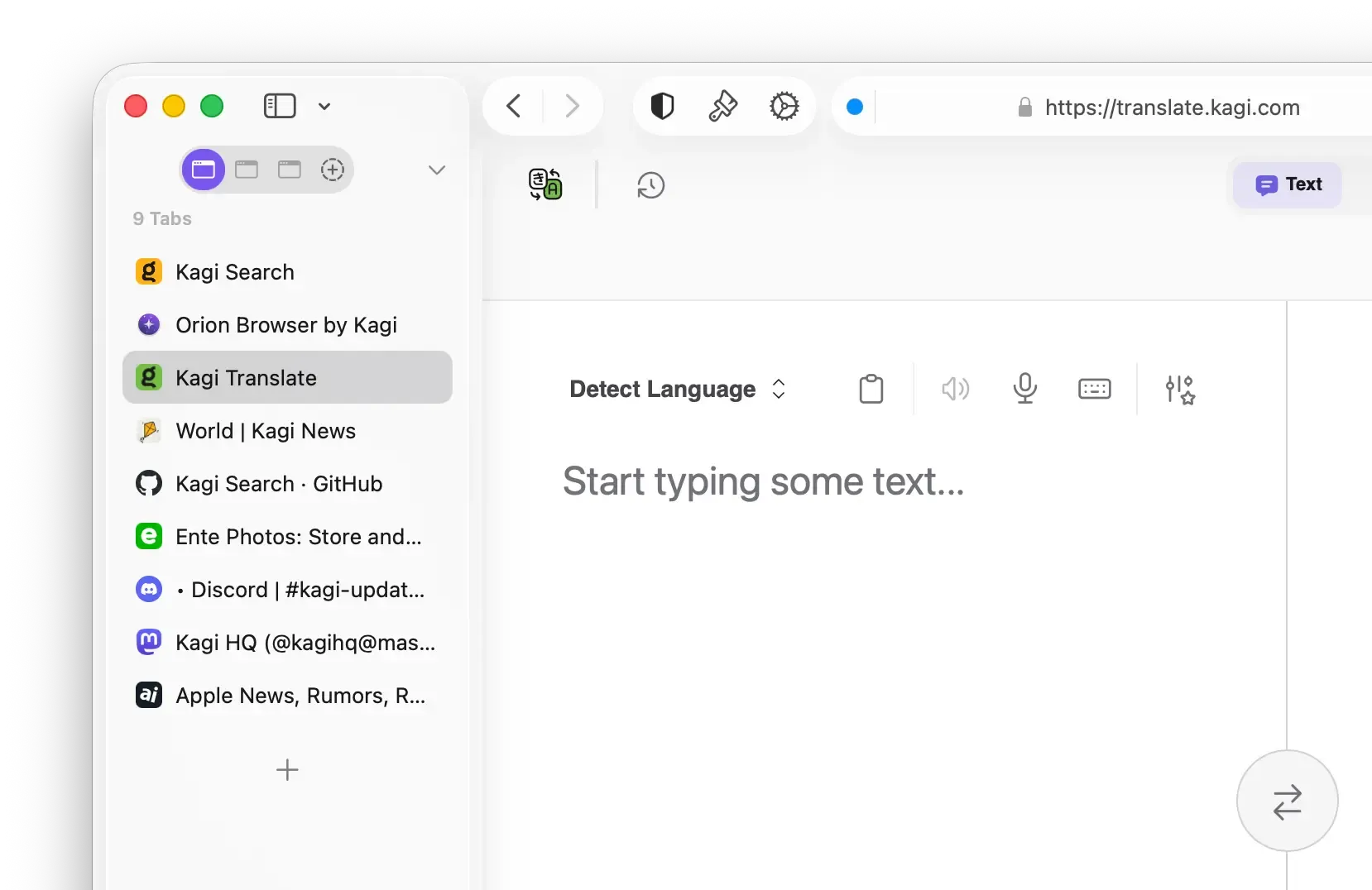 Tab-group Switcher Screenshot